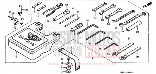 OUTILS GL1500SET de 1996